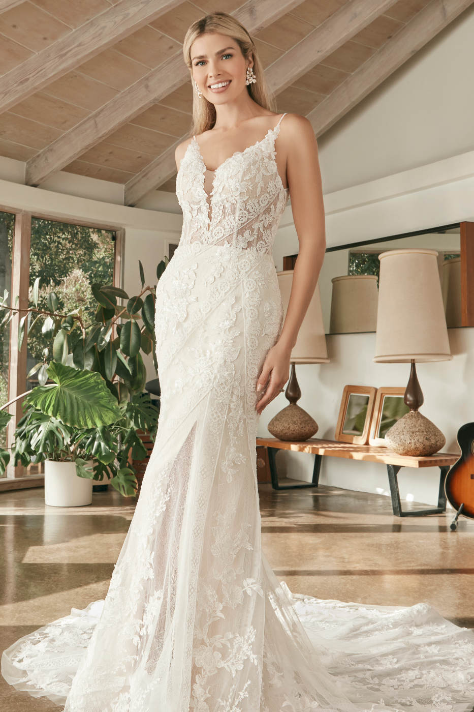 Used casablanca wedding clearance dress