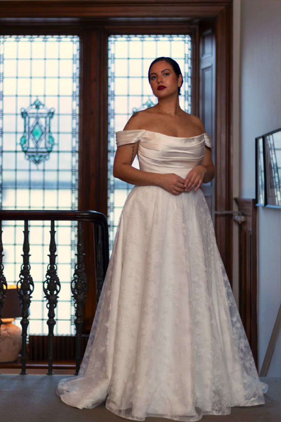 Liliana Dabic Flora Wedding Dress Edinburgh Scotland