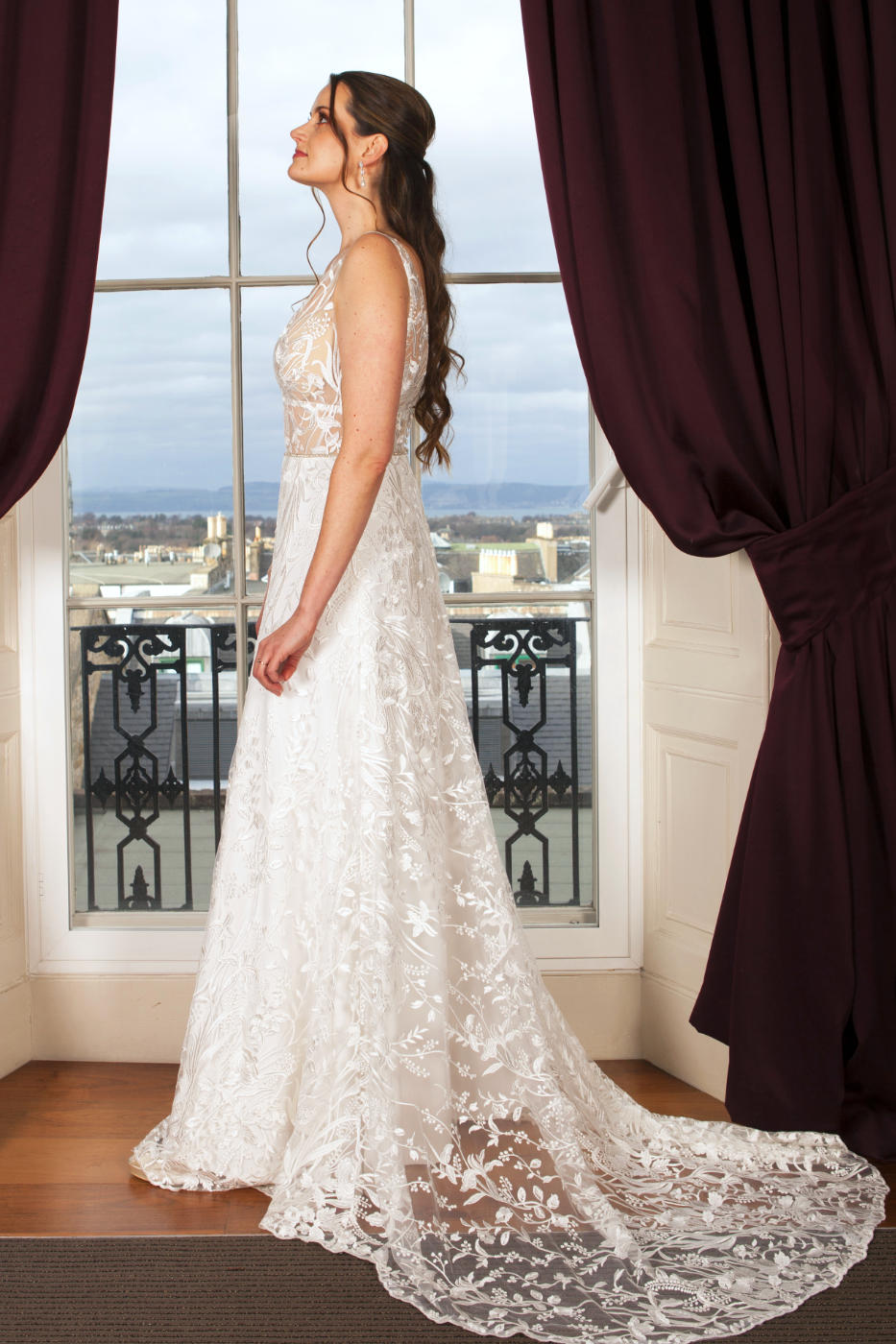 Liliana Dabic Nicola Wedding Dress Edinburgh Scotland