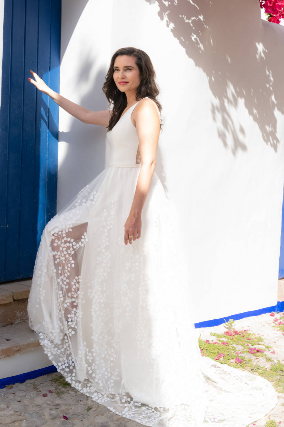 Oscar Lili Amber wedding dress Edinburgh Scotland 