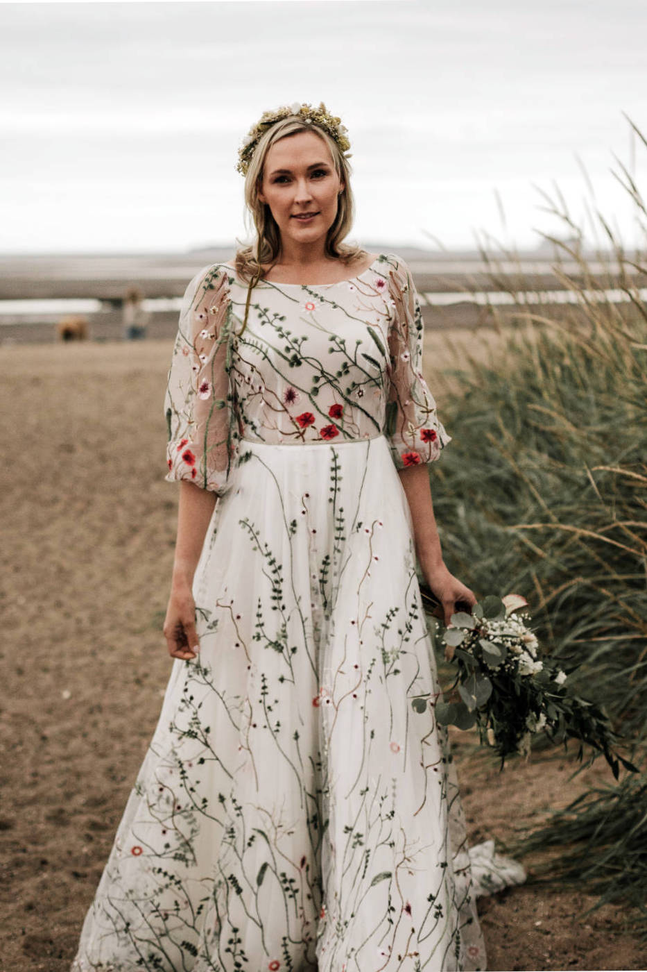 Oscar Lili Grace wedding dress Edinburgh Scotland 