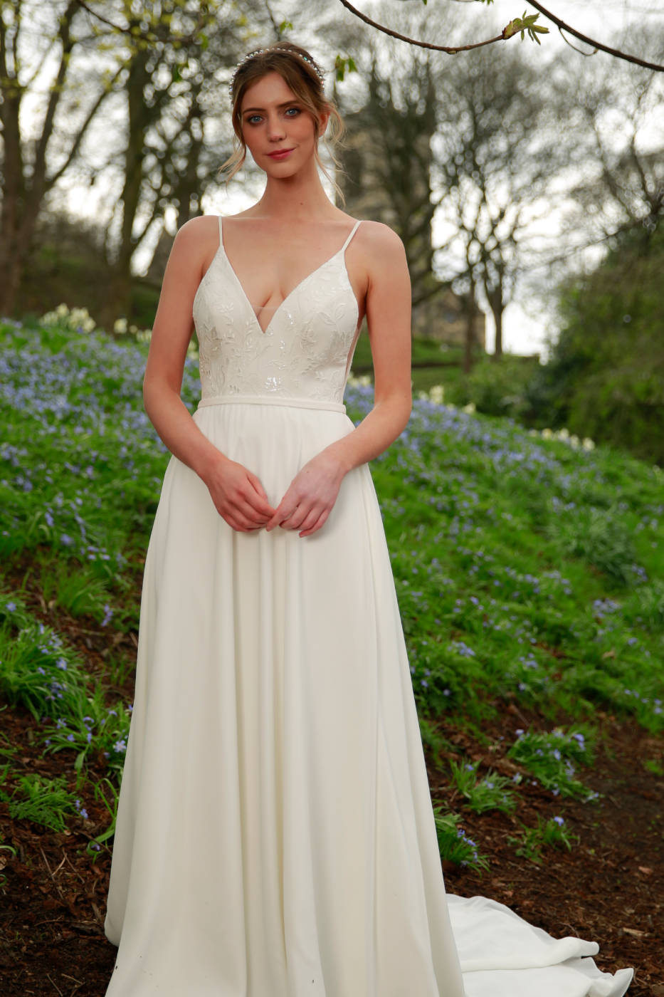 Oscar Lili Natalie wedding dress Edinburgh Scotland 