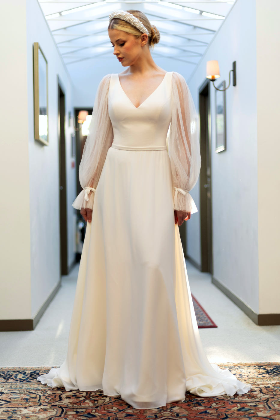 Oscar Lili Sally wedding dress Edinburgh Scotland 