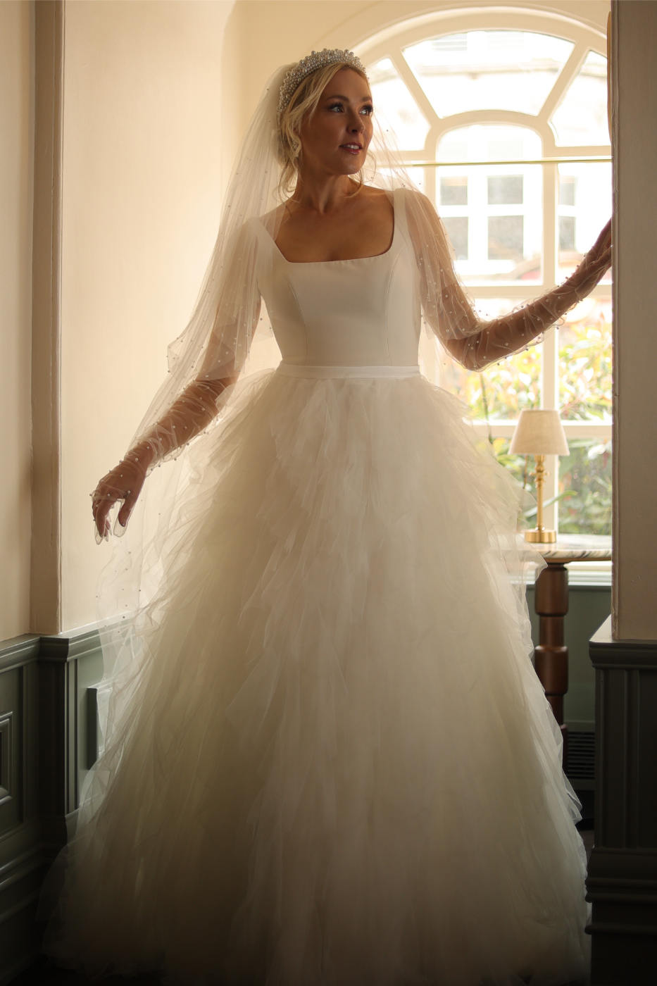 Oscar Lili Ursula wedding dress Edinburgh Scotland 